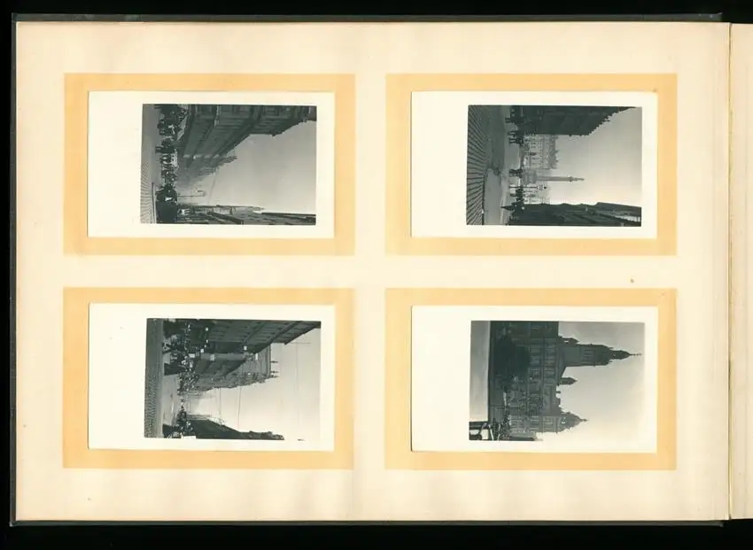 Fotoalbum mit 96 Fotografien, Ansicht Trouville, Reisealbum englische Familie, Achterbahn Frankreich, Hafen, Strassenbahn 1
