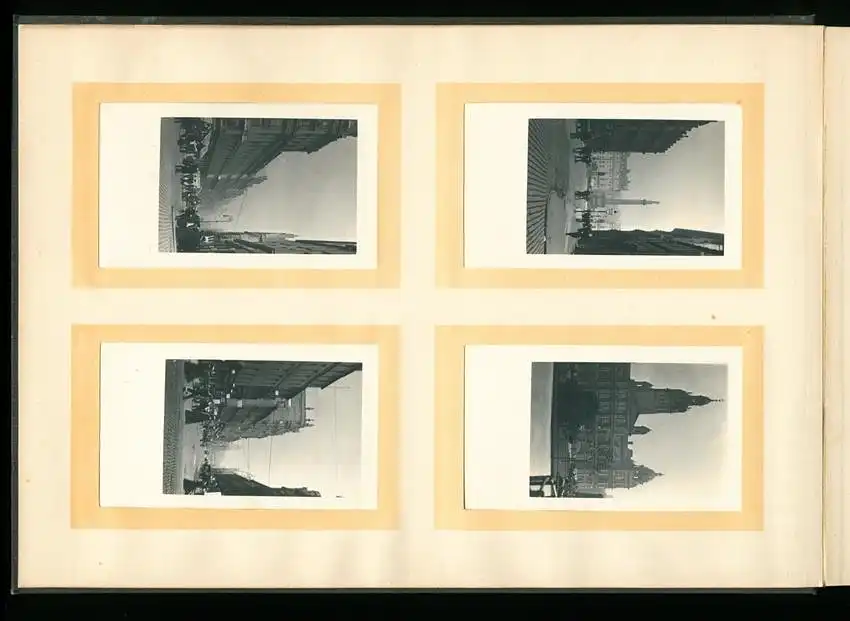 Fotoalbum mit 96 Fotografien, Ansicht Trouville, Reisealbum englische Familie, Achterbahn Frankreich, Hafen, Strassenbahn 1