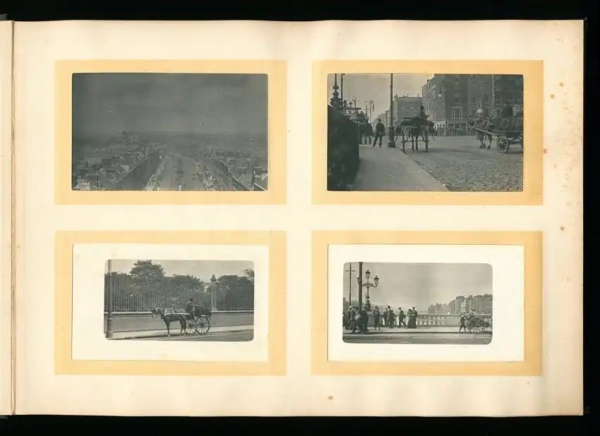 Fotoalbum mit 96 Fotografien, Ansicht Trouville, Reisealbum englische Familie, Achterbahn Frankreich, Hafen, Strassenbahn 4