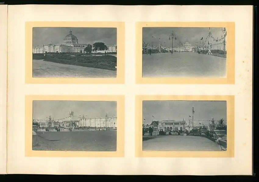 Fotoalbum mit 96 Fotografien, Ansicht Trouville, Reisealbum englische Familie, Achterbahn Frankreich, Hafen, Strassenbahn 6