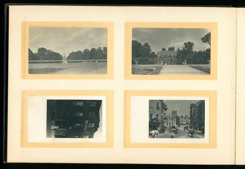 Fotoalbum mit 96 Fotografien, Ansicht London, Reisealbum englischer Familie, Crystal Palace, Big Ben, Hicks Theatre 11