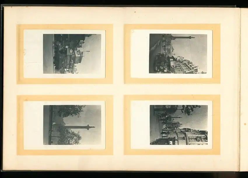 Fotoalbum mit 96 Fotografien, Ansicht London, Reisealbum englischer Familie, Crystal Palace, Big Ben, Hicks Theatre 7