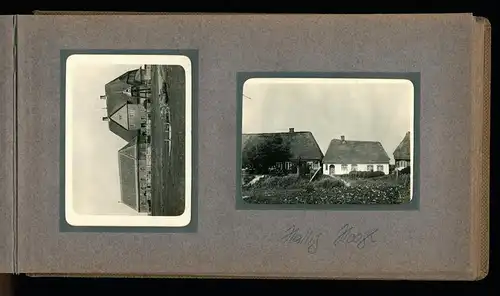 Fotoalbum mit 94 Fotografien, Reisealbum Lt. d.R. Georg F. Sieland, Hundedressur, Schiffshebewerk Dortmund, Luisentempel