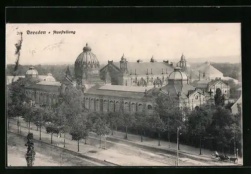 AK Dresden, Blick auf das Ausstellungsgelände