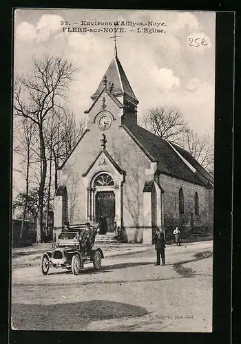 AK Flers-sur-Noye, L`Eglise