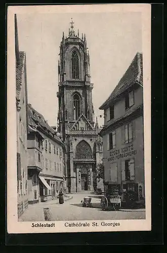 AK Schlestadt, Cathedrale St. Georges