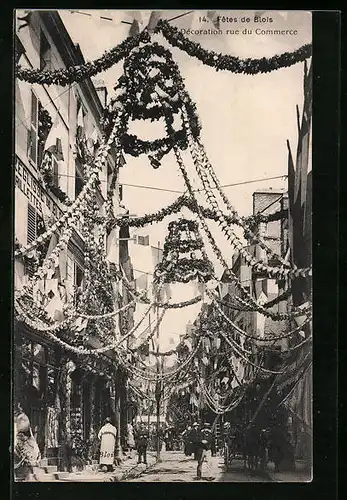 AK Blois, Decoration rue du Commerce