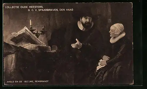 AK Den Haag, Collectie oude Meesters, N. C. V. Spaarbrieven, Bank
