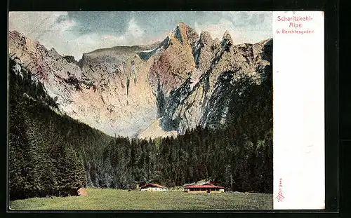 AK Berchtesgaden, Blick auf die Scharitzkehlalpe