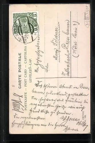 Künstler-AK M. Munk Nr. 189: Niederländischer Knabe in Tracht