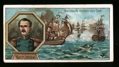 Sammelbild Resag`s Kern-Cichorien, Nachimow, Kriegsschiffe