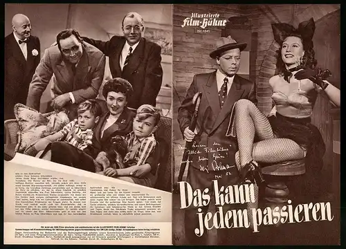 Filmprogramm IFB Nr. 1540, Das kann Jedem passieren, Heinz Rühmann, Gisela Schmidting, Regie: Paul Verhoeven