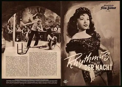 Filmprogramm IFB Nr. 1425, Rhythmus der Nacht, Claudine Dupuis, Saint Granier, Regie: Alfred Rode