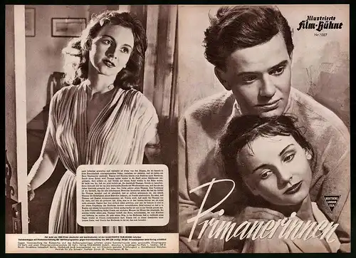 Filmprogramm IFB Nr. 1327, Primanerinnen, Ingrid Andree, Walter Giller, Regie: Rolf Thiele