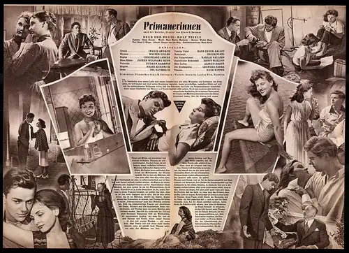 Filmprogramm IFB Nr. 1327, Primanerinnen, Ingrid Andree, Walter Giller, Regie: Rolf Thiele