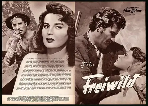 Filmprogramm IFB Nr. 1315, Freiwild, Silvana Mangano, Amedeo Nazzari, Regie: Mario Camerini