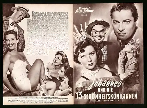 Filmprogramm IFB Nr. 1215, Johannes und die 13 Schönheitsköniginnen, Sonja Ziemann, Rudolf Prack, Regie: Alfred Stöger