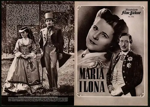 Filmprogramm IFB Nr. 1173, Maria Ilona, Paula Wessely, Willy Birgel, Regie: Geza von Bolvary