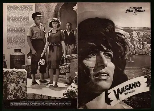 Filmprogramm IFB Nr. 1067, Vulcano, Anna Magnani, Rossano Brazzi, Regie: William Dieterle