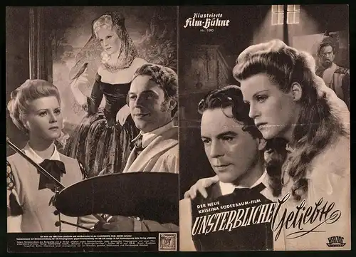 Filmprogramm IFB Nr. 1000, Unsterbliche Geliebte, Kristina Söderbaum, Hans Holt, Regie: Veit Harlan