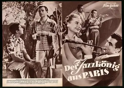 Filmprogramm IFB Nr. 1867, Der Jazzkönig aus Paris, Aime Barelli, Gregoire Aslan, Regie: Fred Pasquali