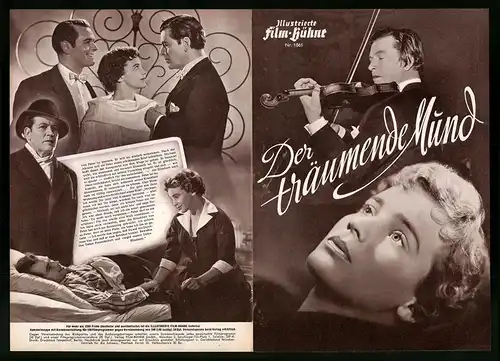 Filmprogramm IFB Nr. 1861, Der träumende Mund, Maria Schell, O. W. Fischer, Regie: Josef von Baky