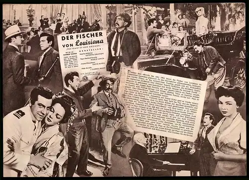 Filmprogramm IFB Nr. 1816, Der Fischer von Louisiana, Kathryn Grayson, Mario Lanza, Regie: Norman Taurog