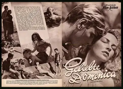 Filmprogramm IFB Nr. 1791, Geliebte Domenica, Odile Versois, Jean-Pierre Kerien, Regie: Maurice Cloche