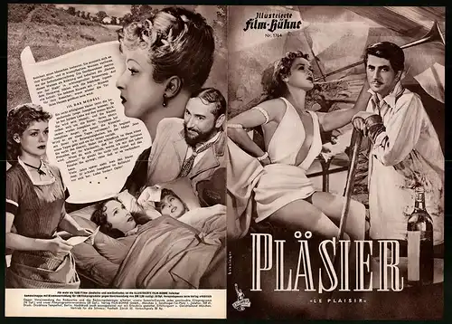 Filmprogramm IFB Nr. 1764, Pläsier, Claude Dauphin, Gaby Morlay, Regie: Max Ophuls
