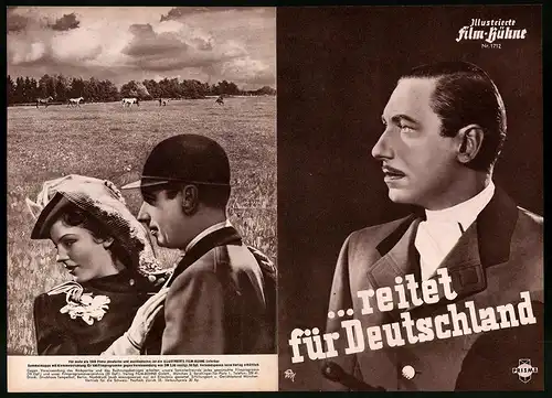 Filmprogramm IFB Nr. 1712, ... reitet für Deutschland, Willy Birgel, Gertrud Eysold, Regie: Arthur Maria Rabenalt