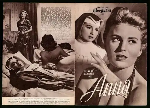 Filmprogramm IFB Nr. 1673, Anna, Silvana Mangano, Raf Vallone, Regie: Alberto Lattuada