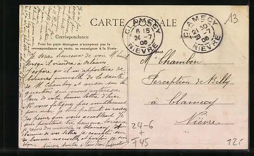 AK Cravant, Toitures enlevées, Unwetter