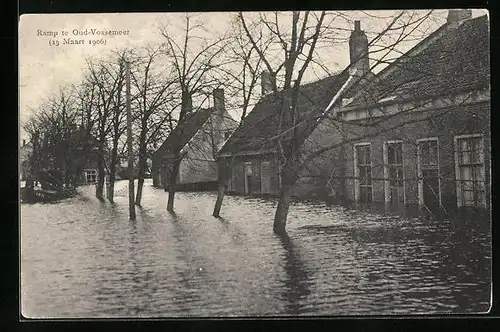 AK Oud-Vossemer, Ramp, Hochwasser 1906