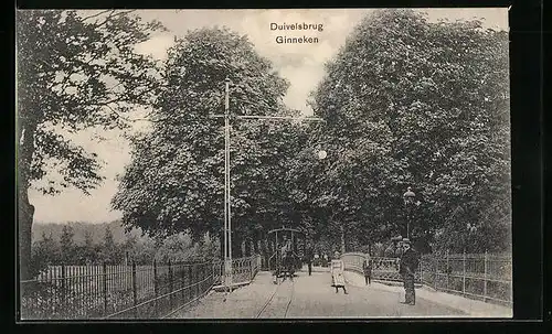 AK Ginneken, Duivelsbrug, Pferdebahn