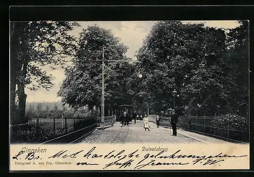 AK Ginneken, Duivelsbrug, Pferdebahn