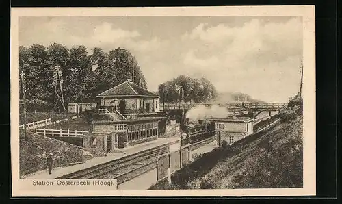 AK Oosterbeek /Hoog, Station, Bahnhof