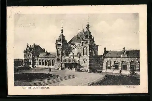 AK `s-Hertogenbosch, Station, Bahnhof