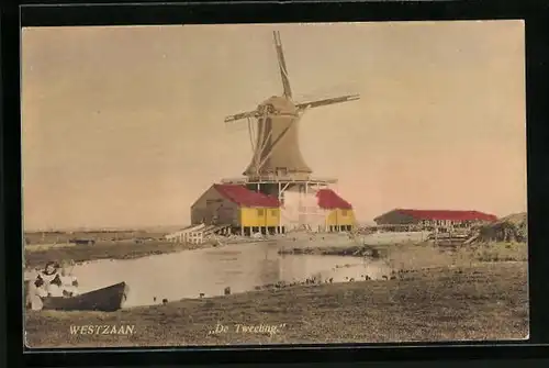 AK Westzaan, De Tweeling, Windmühle