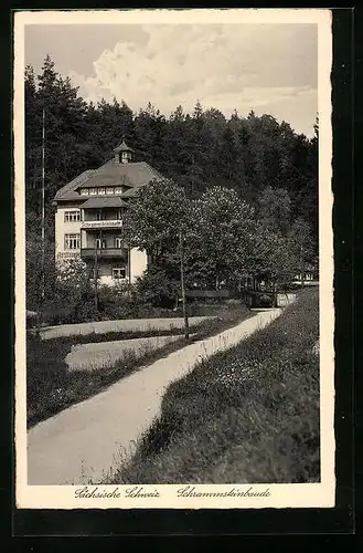 AK Bad Schandau, Gasthaus Schrammsteinbaude