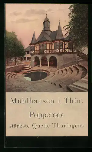 AK Mühlhausen i. Thür., Popperode, stärkste Quelle Thüringens