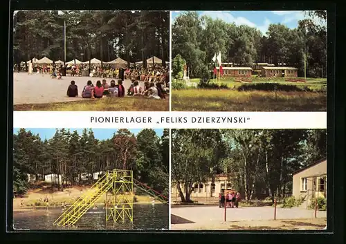 AK Bad Saarow-Pieskow, Pionierlager Feliks Dzierzynski, Strand