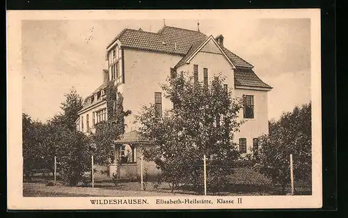 AK Wildeshausen, Elisabeth-Heilstätte Klasse II.
