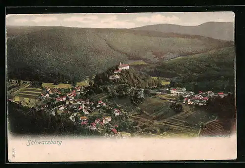 AK Schwarzburg, Gesamtansicht von oben