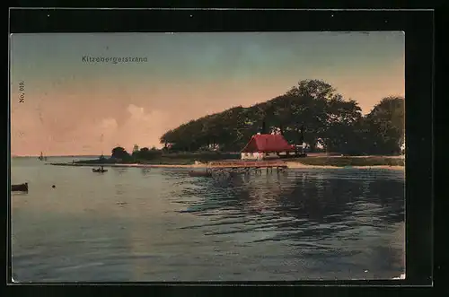 AK Kitzeberg, Blick vom Wasser aus