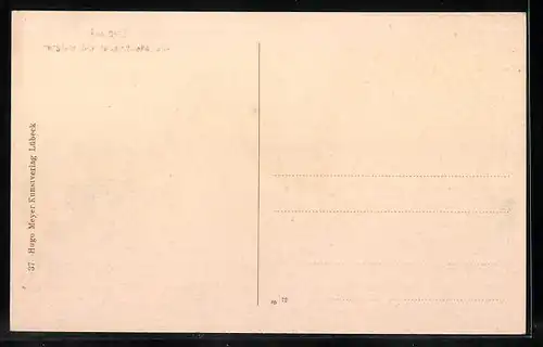 AK Lübeck, Alte Stadtmauer am Burgtor