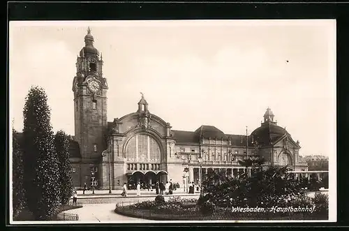 AK Wiesbaden, Hauptbahnhof