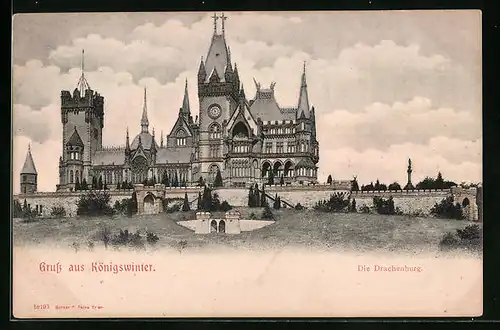 AK Königswinter, Die Drachenburg