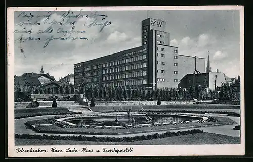 AK Gelsenkirchen, Hans-Sachs-Haus und Froschquartett