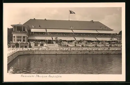 Foto-AK Hannover, Maschsee-Gasthaus