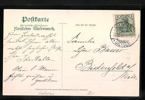 AK Auerbach a. d. B., Partie im Fürstenlager